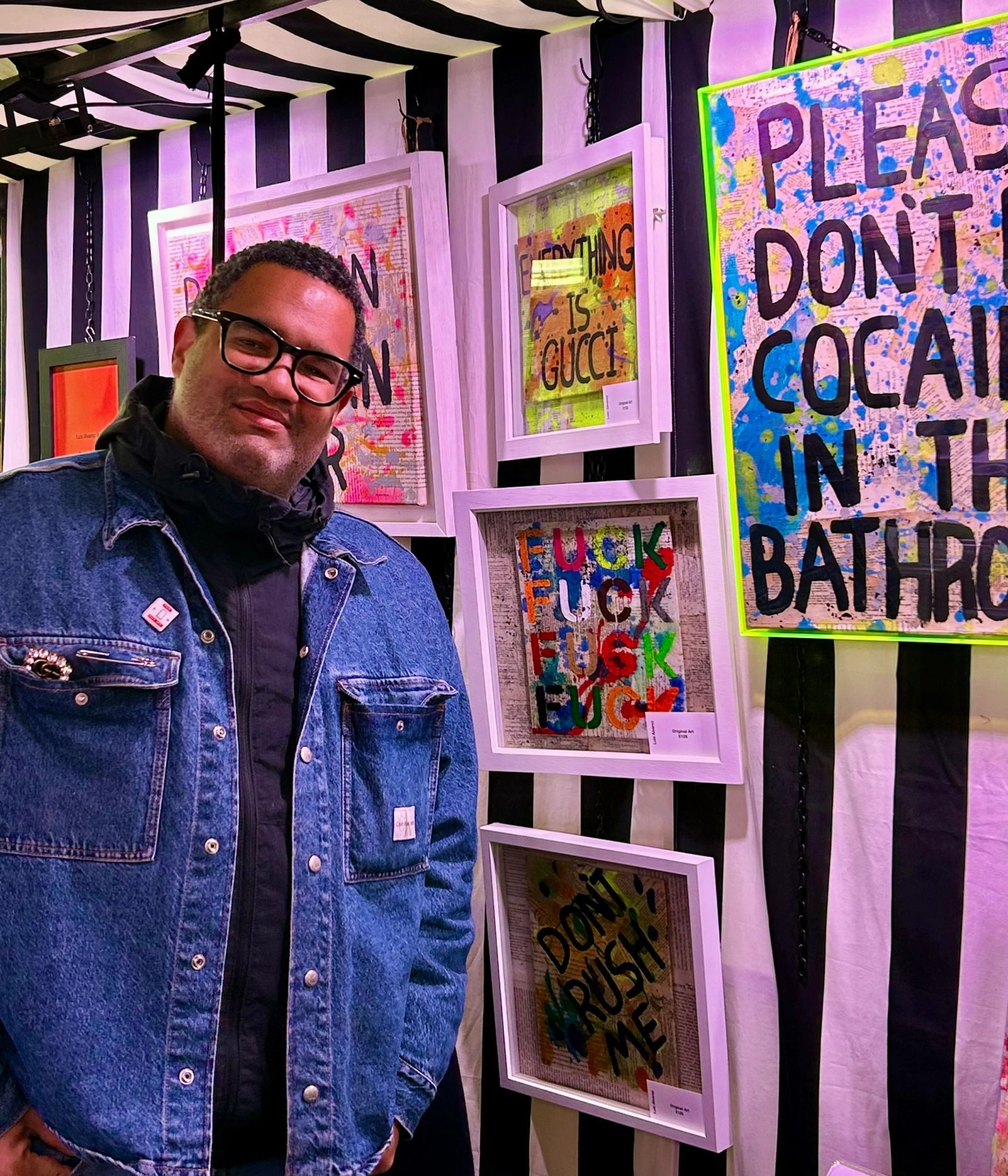 Luis Alvarez at his stall in Jubilee Market Hall